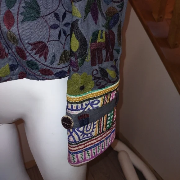 BOHO chic embellished jacket - Picture 2 of 12